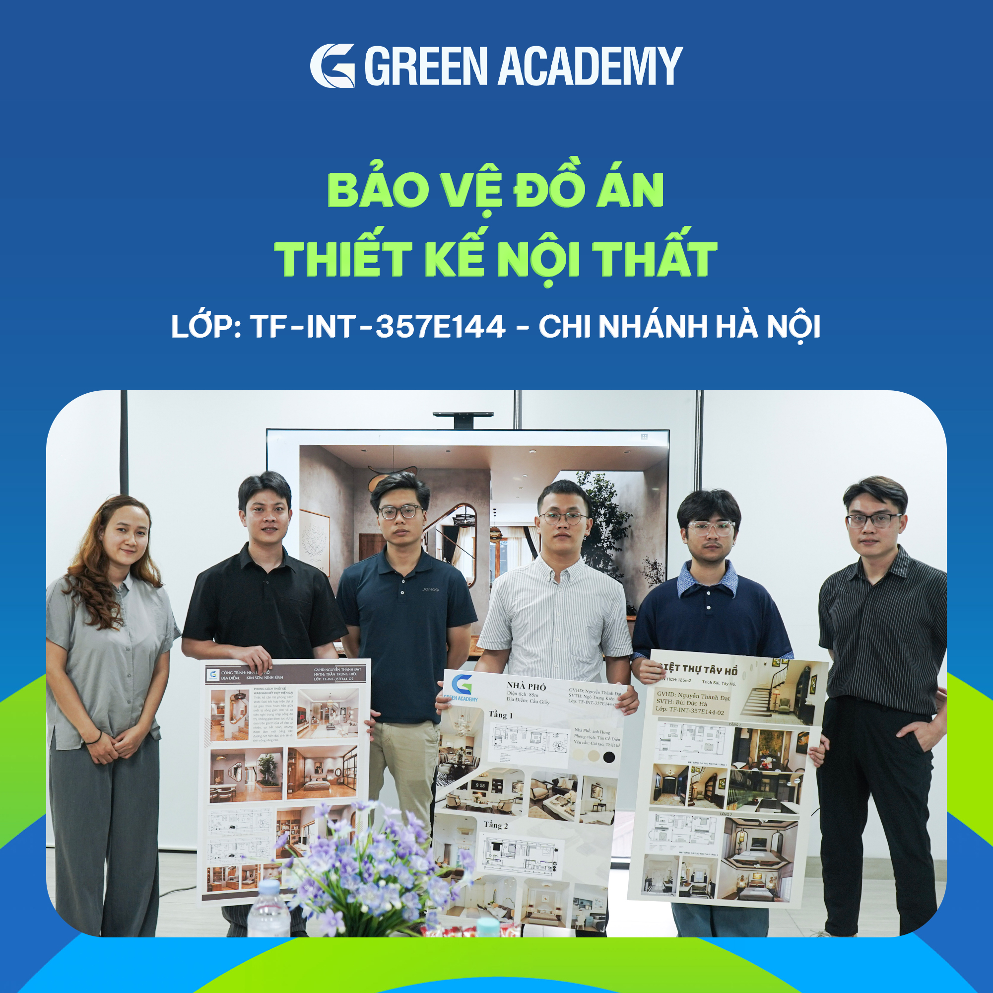 Bảo vệ đồ án khóa Thiết kế nội thất