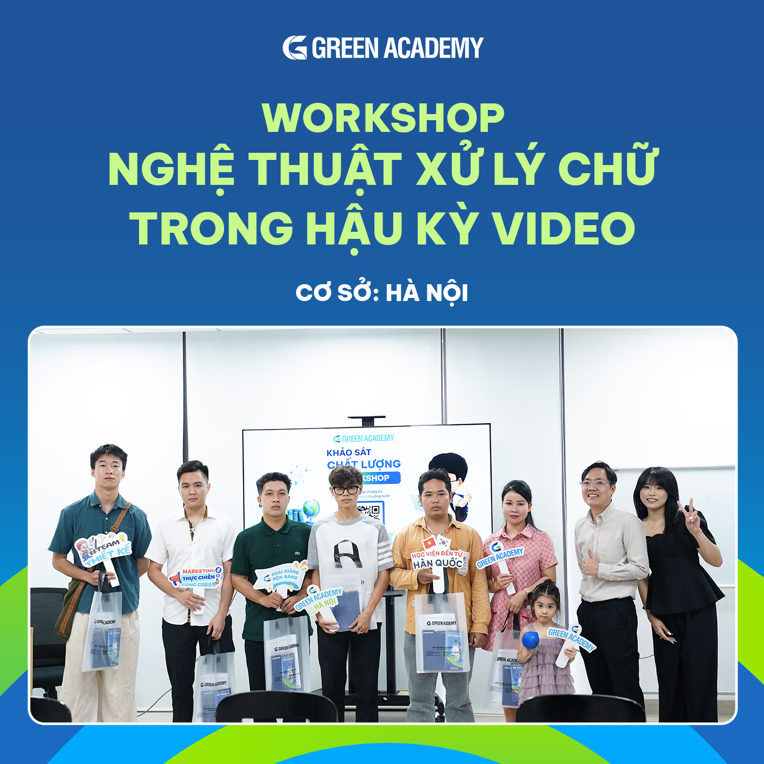 Workshop nghệ thuật xử lý chữ trong hậu kỳ video