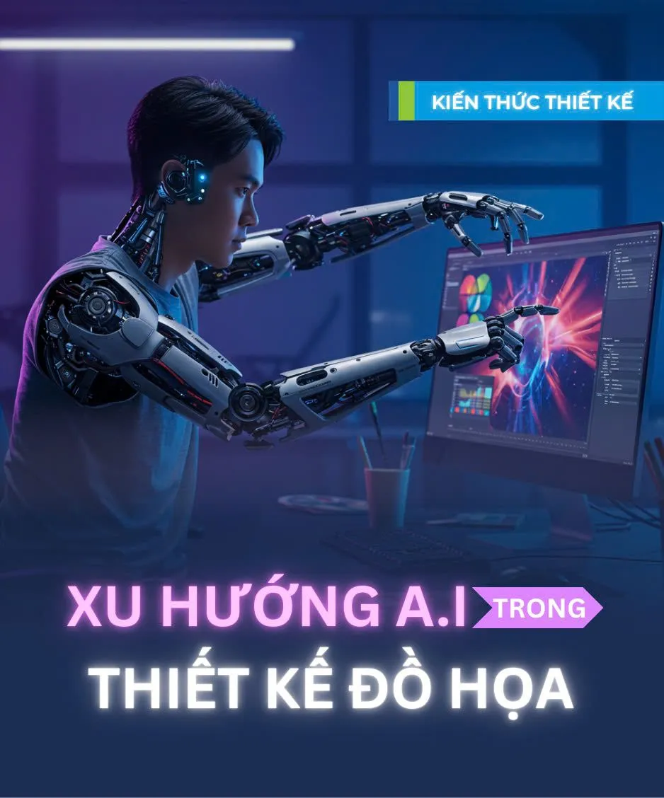 Xu hướng sử dụng AI trong thiết kế đồ họa