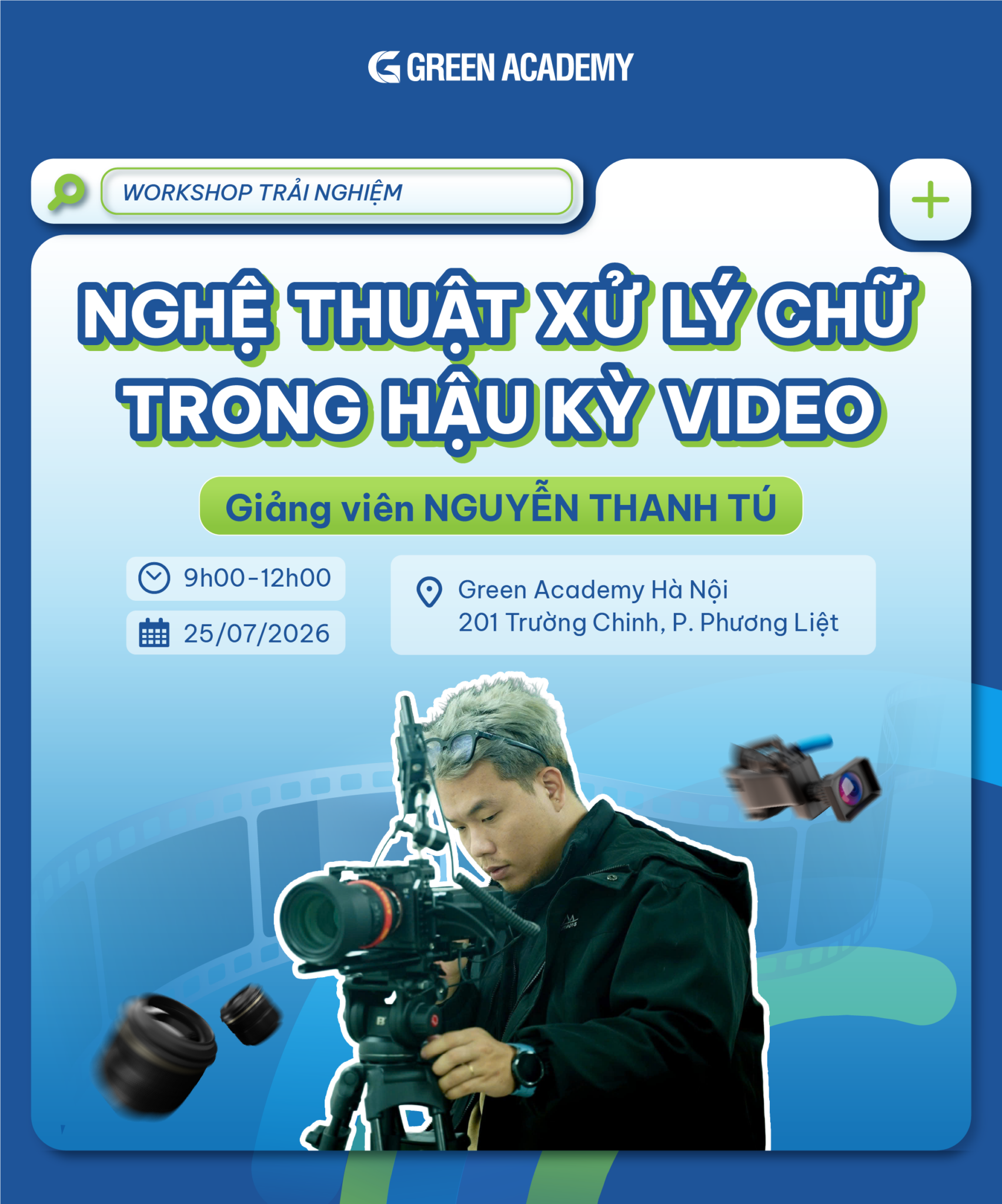 Workshop Nghệ thuật xử lý chữ trong hậu kỳ video