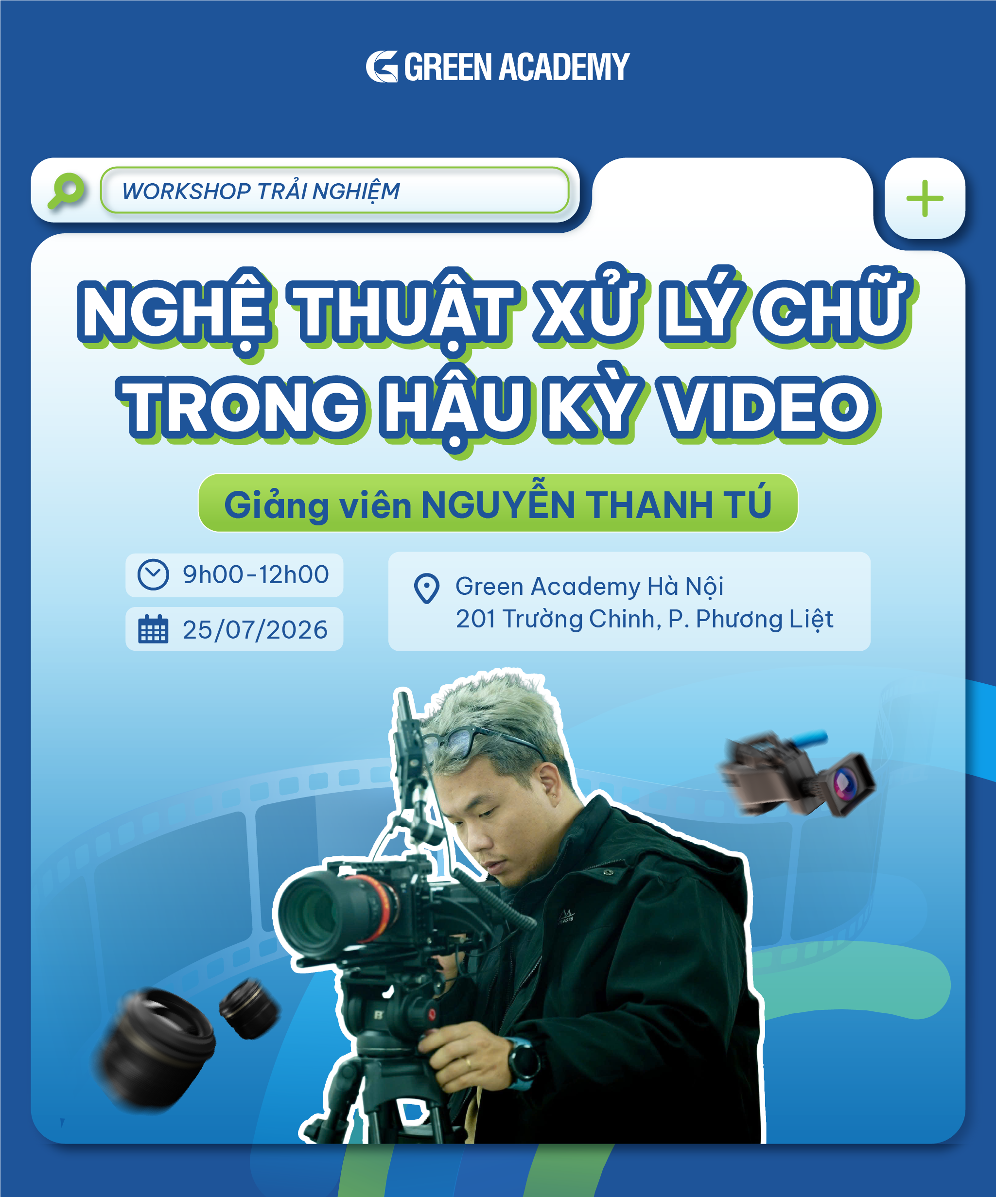 Workshop Nghệ thuật xử lý chữ trong hậu kỳ video